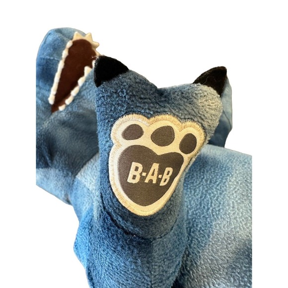 Build a Bear T Rex Tyrannosaurus Dinosaur Plush Stuffed Animal 16" Blue Roars - Picture 6 of 9